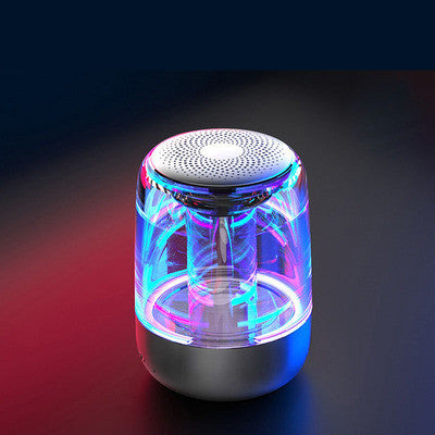 Portable Bluetooth Speaker with Bass & LED Light