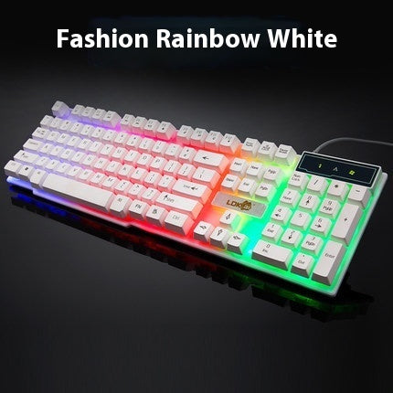 Industry  glowing usb cable gaming keyboard