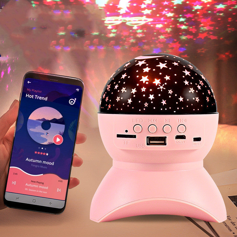 Bluetooth Speaker with LED Light & Dream Projector