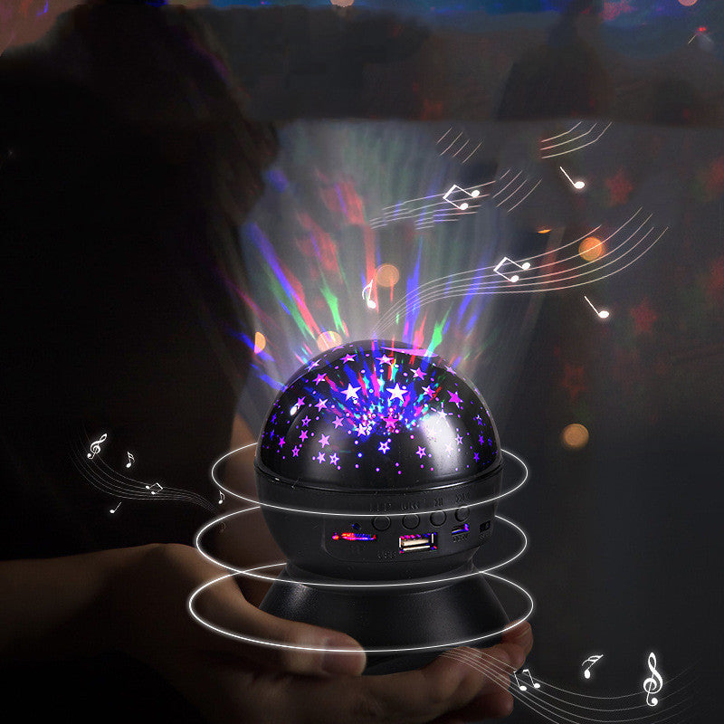 Bluetooth Speaker with LED Light & Dream Projector