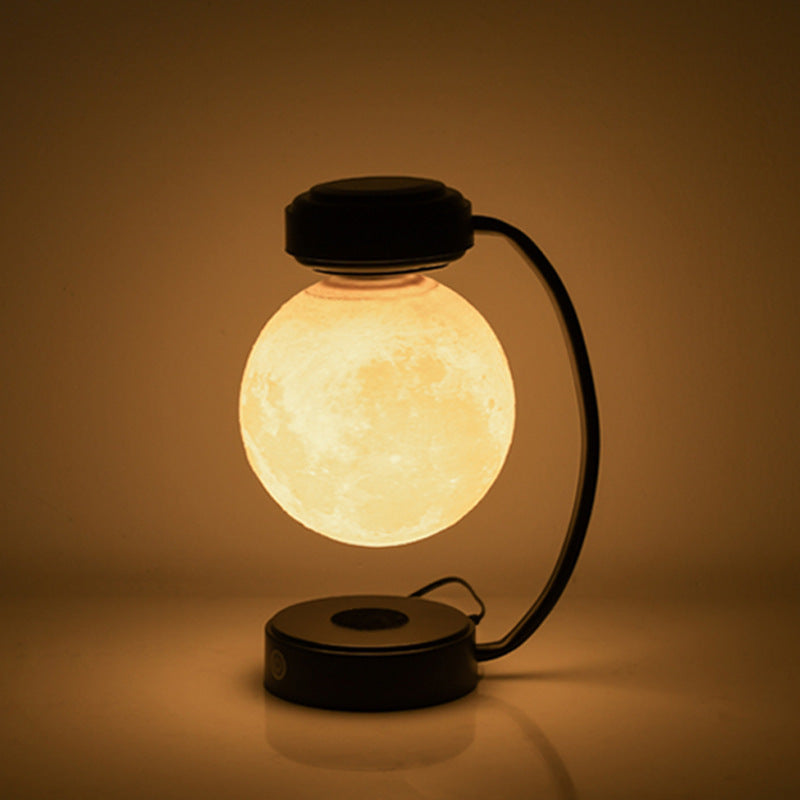 3D Levitating Moon Lamp – LED Floating Night Light