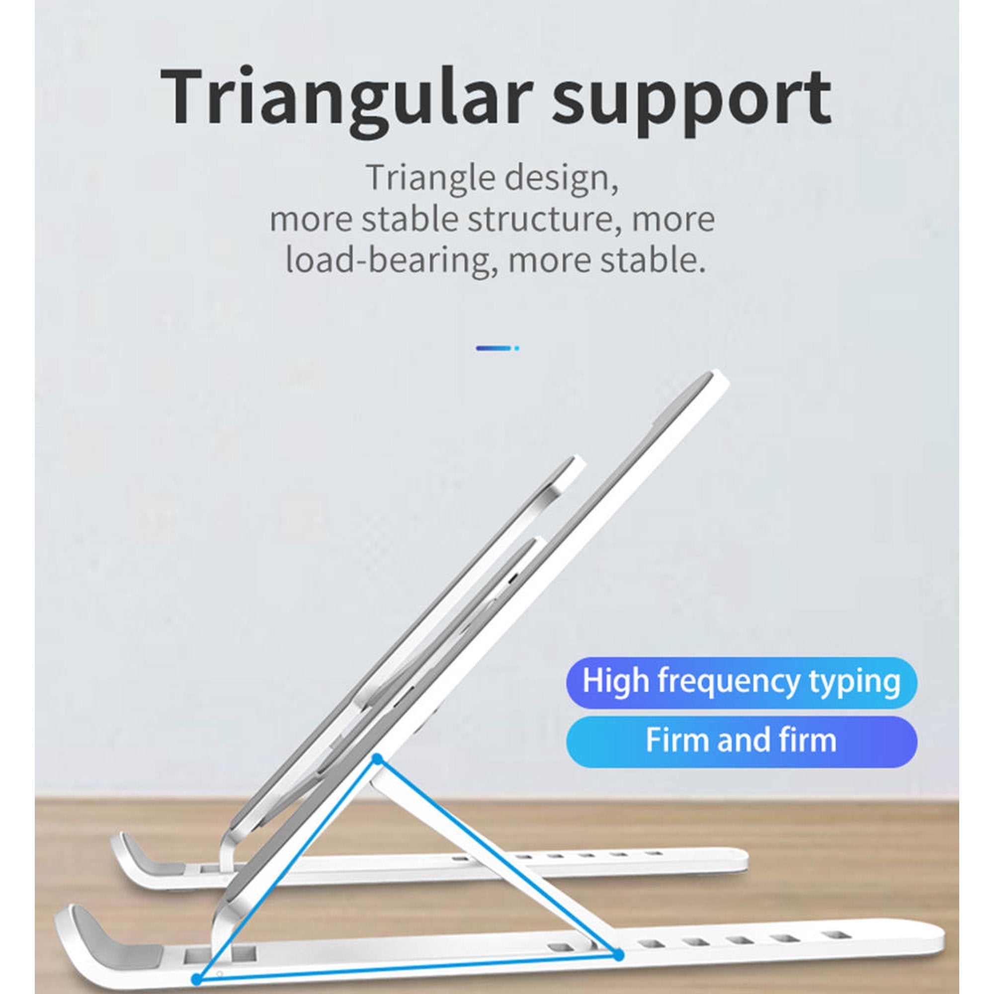 Adjustable Laptop Stand with 6 Height Levels