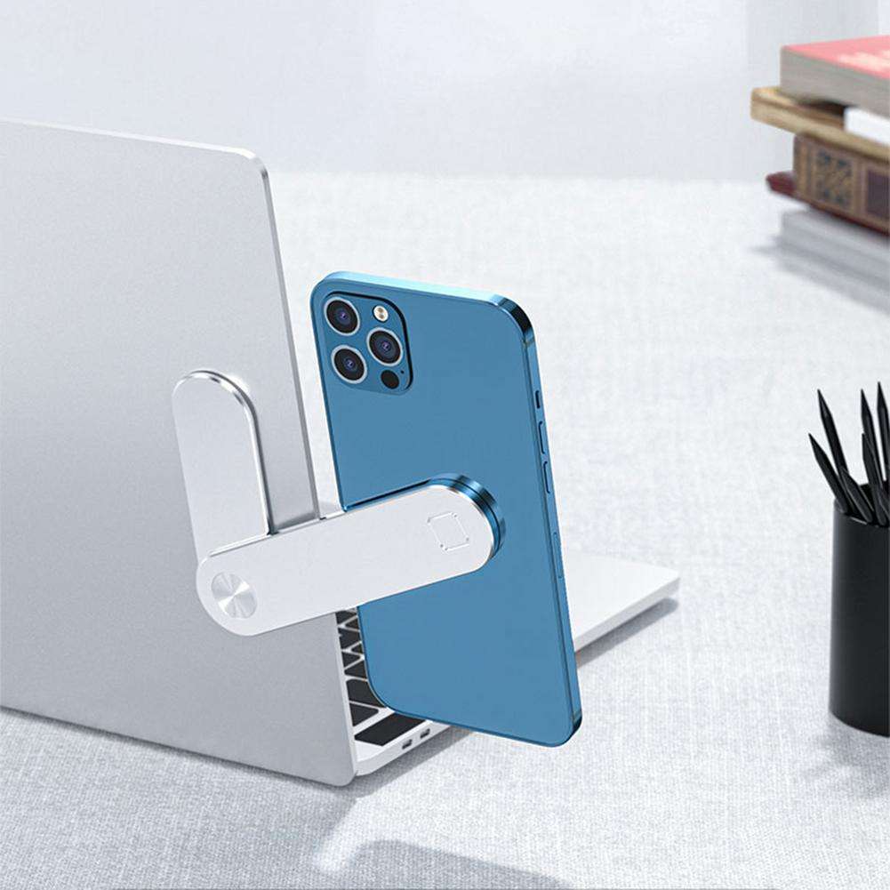 Magnetic Laptop Phone Holder – Adjustable Side Mount