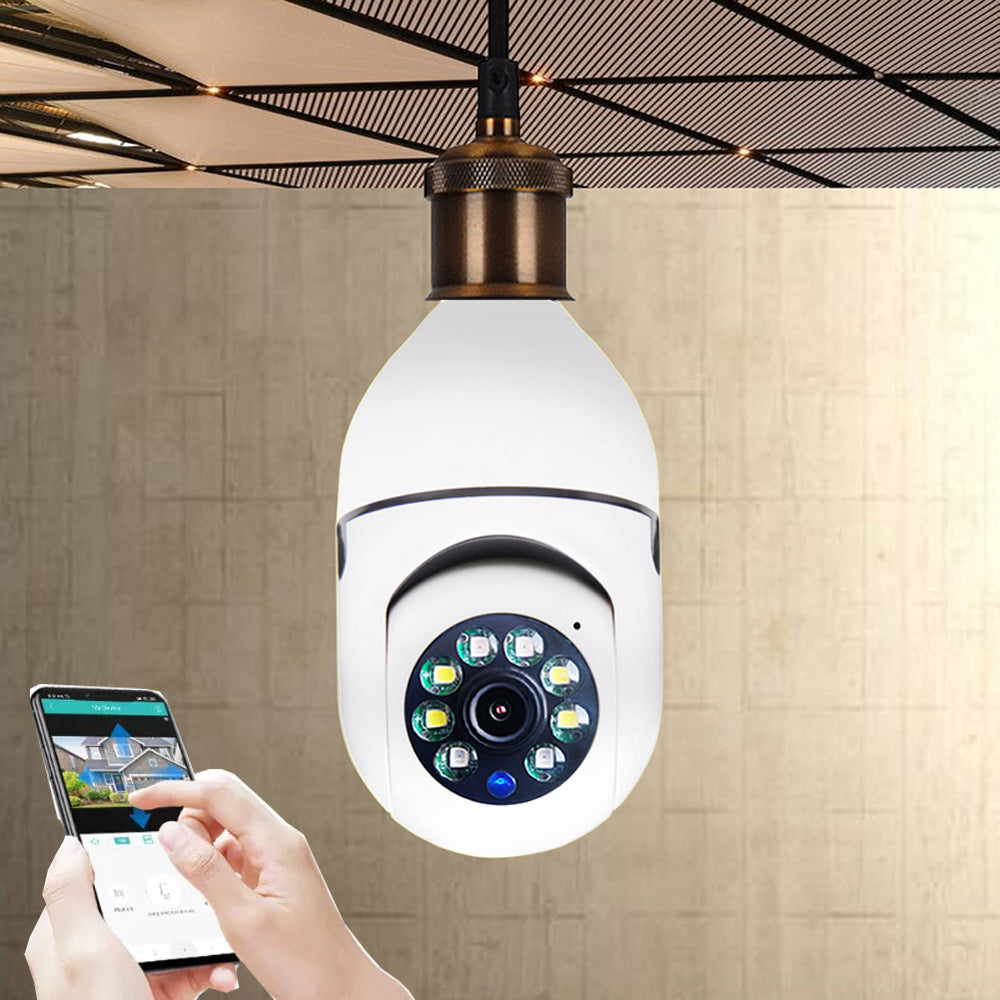 1080P WiFi Bulb Camera with 4X Zoom & Alarm